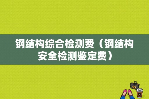 钢结构综合检测费（钢结构安全检测鉴定费）