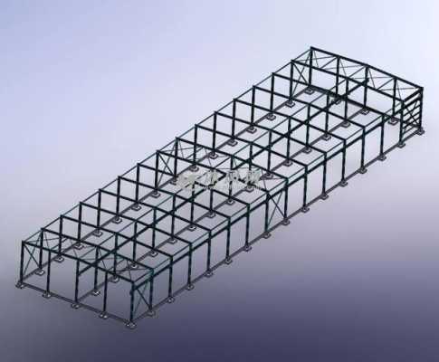 家具钢结构厂房设计（钢结构厂房实体模型）