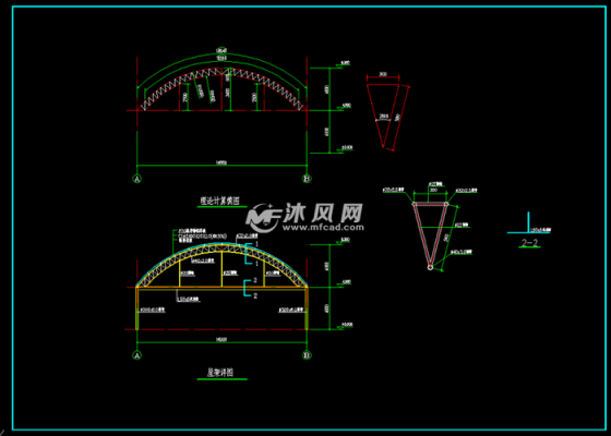拱形钢结构计算（拱形钢结构屋架标准图）