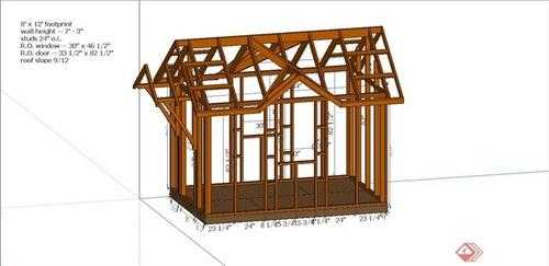 木结构房屋模型（木结构建筑模型制作教程）