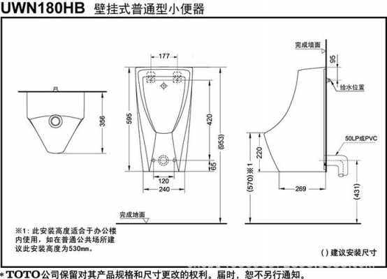 壁挂式小便池结构（壁挂式小便池结构原理图）