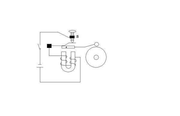 电铃通电开关结构（电铃通电开关结构原理图）