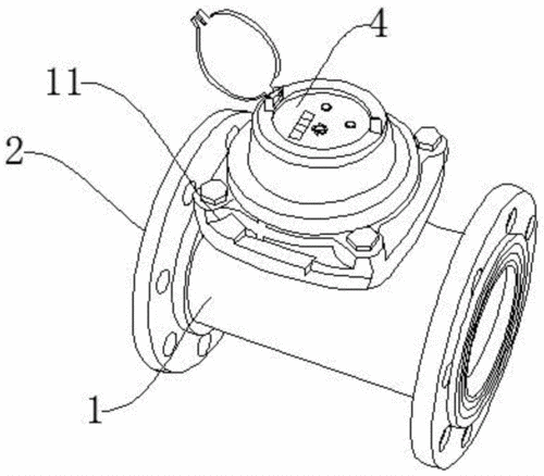 水表的结构原理（水表结构与原理图）