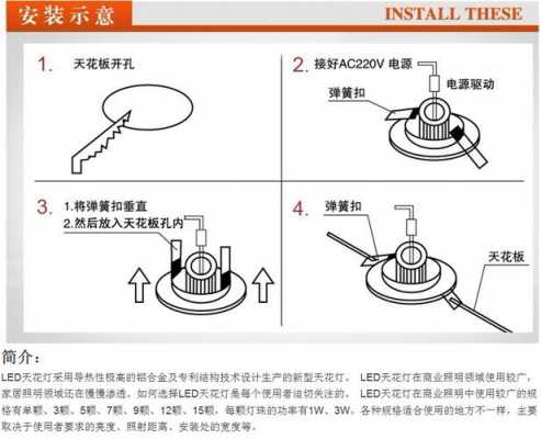 筒灯安装结构图（筒灯安装结构图片）