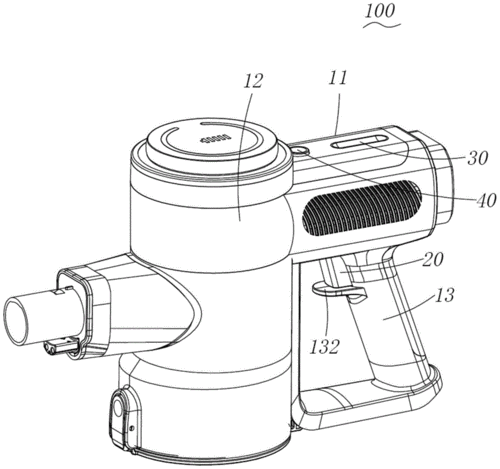 手持吸尘器结构（手持吸尘器结构图3D）