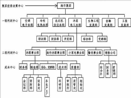 海尔集团组织结构图（海尔集团组织结构图2021）