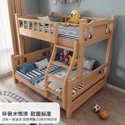 实木儿童床结构（儿童床木质）