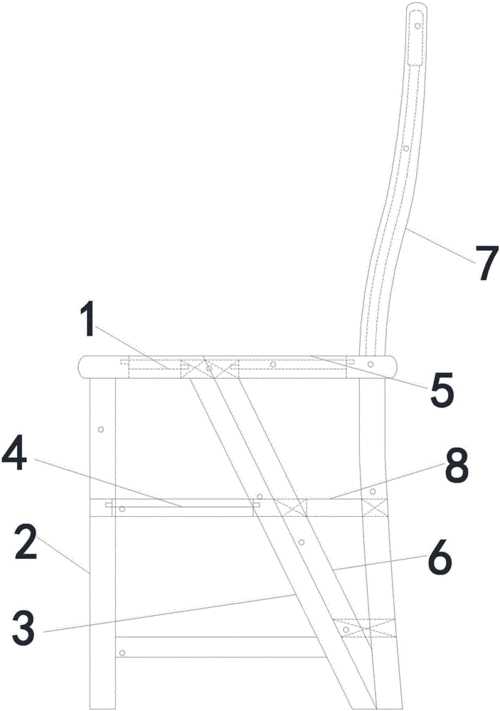椅子结构工程师（椅子结构图）
