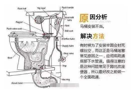 arrow马桶内部结构（马桶内部结构图安装）