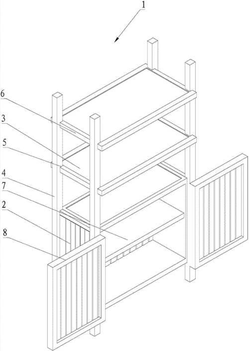 花架和柜结构（花架的结构图）