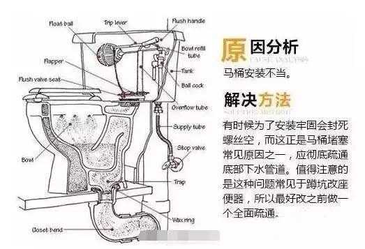 马桶至下水通结构（马桶及下水道构造）