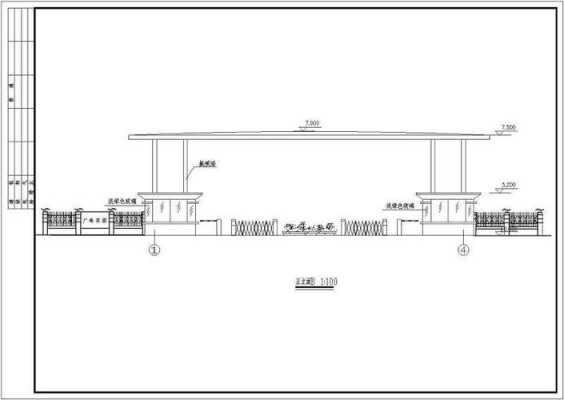 学校钢结构大门结构图（钢结构教学楼的优缺点）