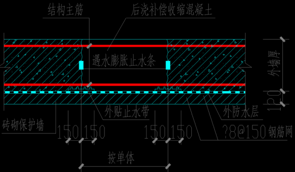 地下室结构设计图片（地下室构造详图）