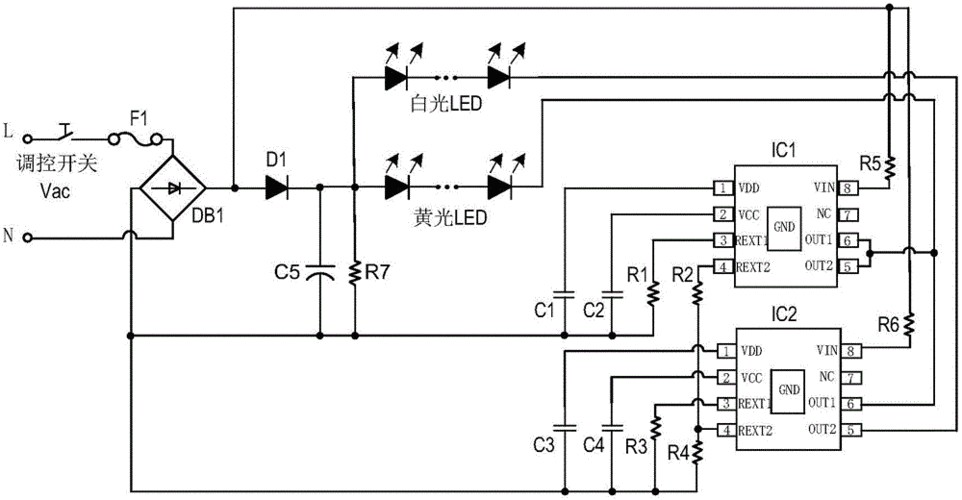 led开关的结构（led开关电路）