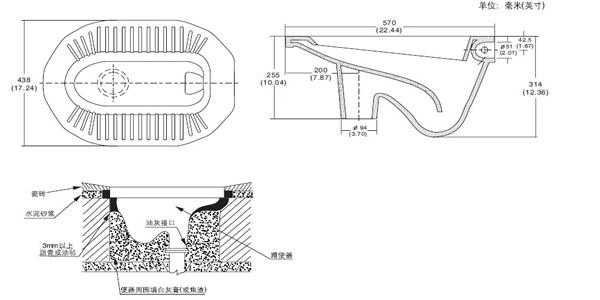 蹲式厕所排水结构（蹲厕的排水结构图）