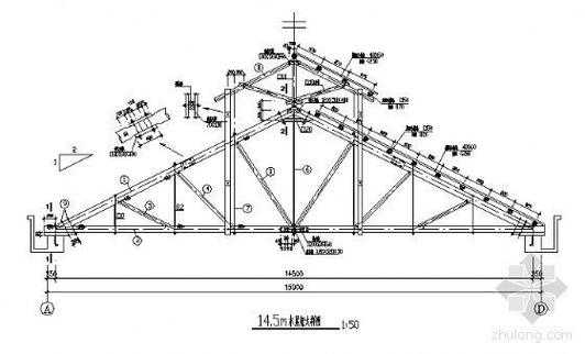 木结构屋面结构图（木结构屋架结构图）