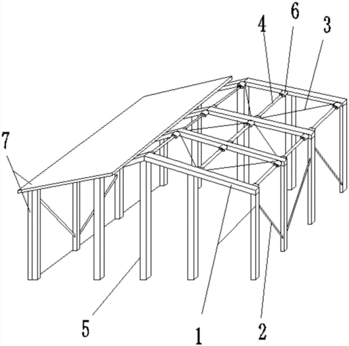 房架结构设计（房架子图）
