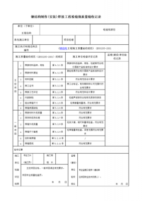 钢结构隐蔽验收内容（钢结构隐蔽工程检验批）