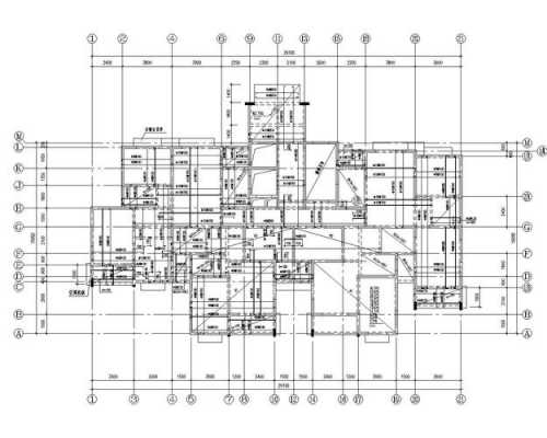 墙体结构改造图cad（墙体结构图纸）