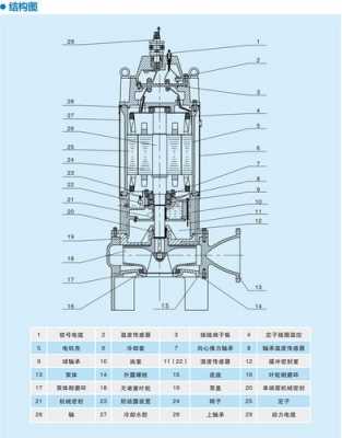 wq水泵结构（水泵构造图及原理）