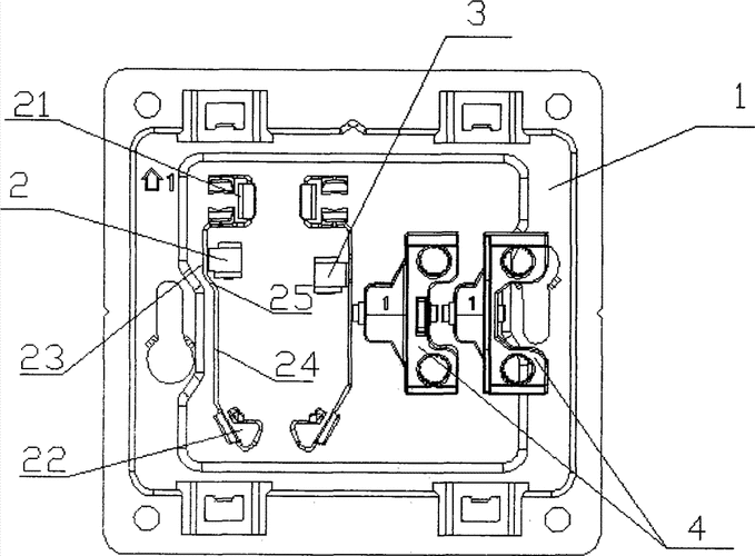插座按钮结构图（插座按钮开关原理图）