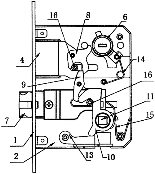 防盗门鎖结构（防盗门锁结构图及名称）