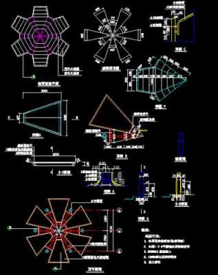 钢结构景观亭施工图（钢结构观景台效果图）