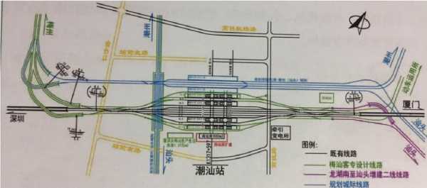 潮汕站内部结构（潮汕站平面布局）