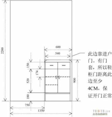 平开门鞋柜结构（平开鞋柜门的标准宽度）