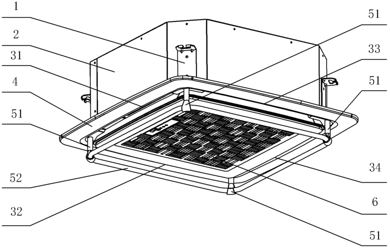 吸顶空调的结构（吸顶空调的结构图）