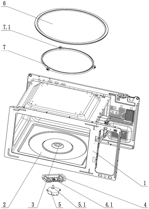 微波炉转盘结构（微波炉转盘结构原理）