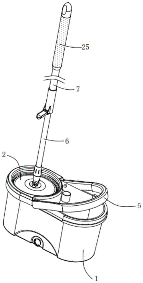 旋转拖把结构图（旋转拖把结构图解）