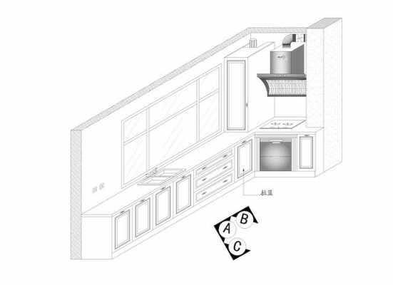 橱柜结构侧视图（橱柜结构侧视图怎么画）