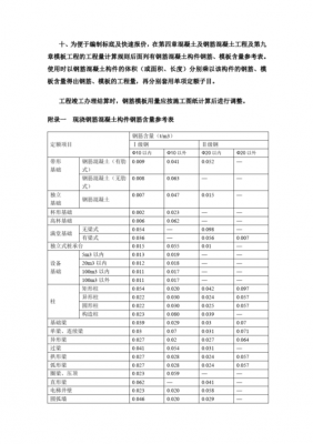 多层钢结构框架含钢量（多层框架钢筋含量指标）