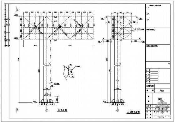 钢结构广告牌图纸（钢构广告牌施工图）