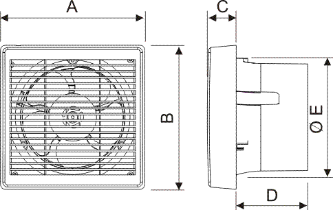 正禾排气扇的结构图（正禾排气扇的结构图详解）