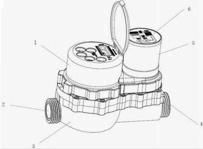 水表的内部结构图（智能水表内部结构图）