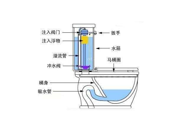 现在马桶结构（普通马桶结构）