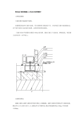 窗户结构安装（窗户的安装步骤）