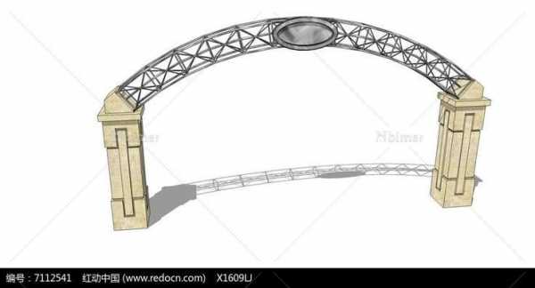 钢结构拱门造型（拱形钢结构门楼图片大全）