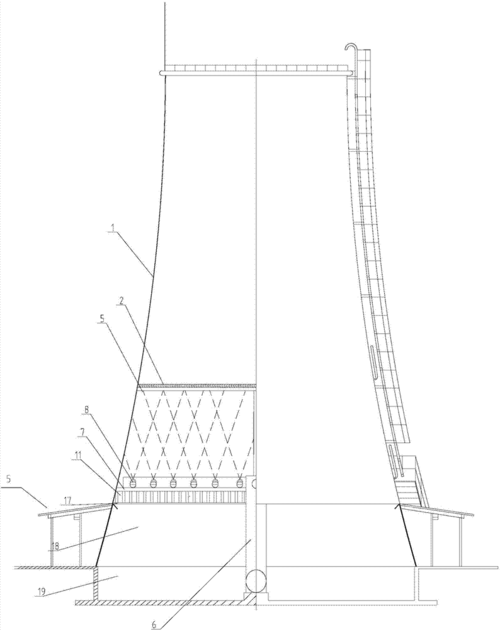 小型晾水塔结构（晾水塔 双曲线）