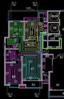 楼房的地暖的结构图（楼房地暖管路图）