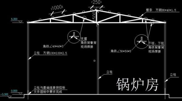 简易结构棚（简易钢结构棚子施工图）