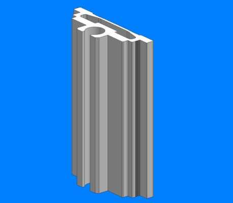 滑动铝材结构（滑动铝槽图片）