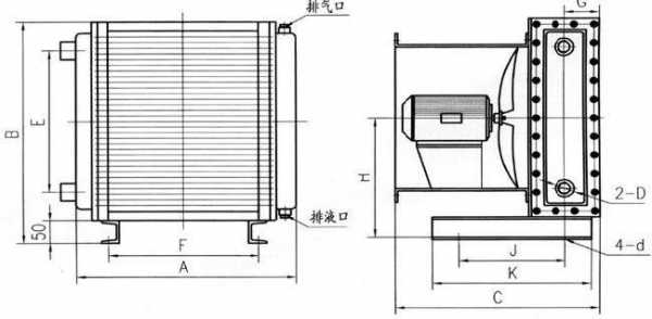 风冷却器结构（风冷冷却器）