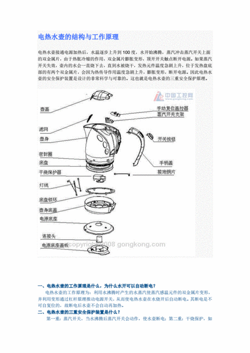 热水壶水泵结构（烧水壶水泵原理）