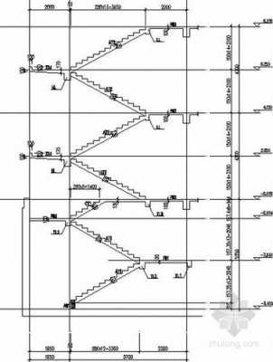 三层框架结构的楼梯（三层框架结构全部建筑图纸）