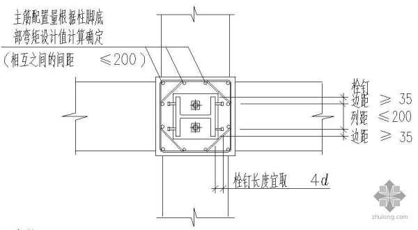 钢结构柱包脚规范（钢结构柱脚包裹混凝土图集）