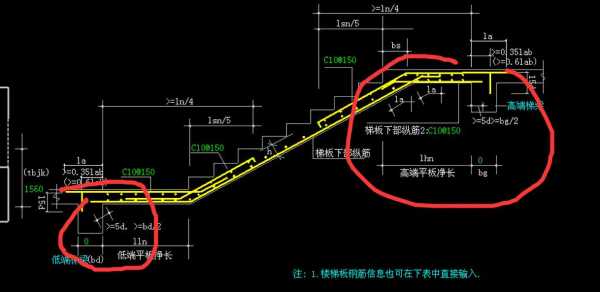 楼梯钢筋结构图（楼梯的钢筋图）