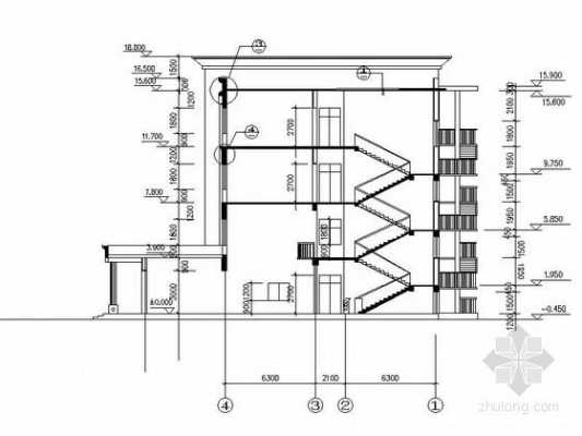 建筑结构剖面设计（建筑设计剖面图画法）